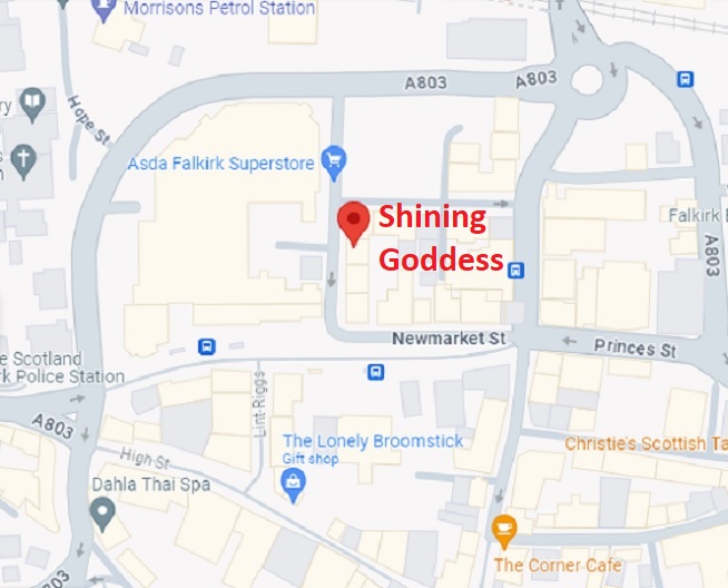 Shining Goddess map